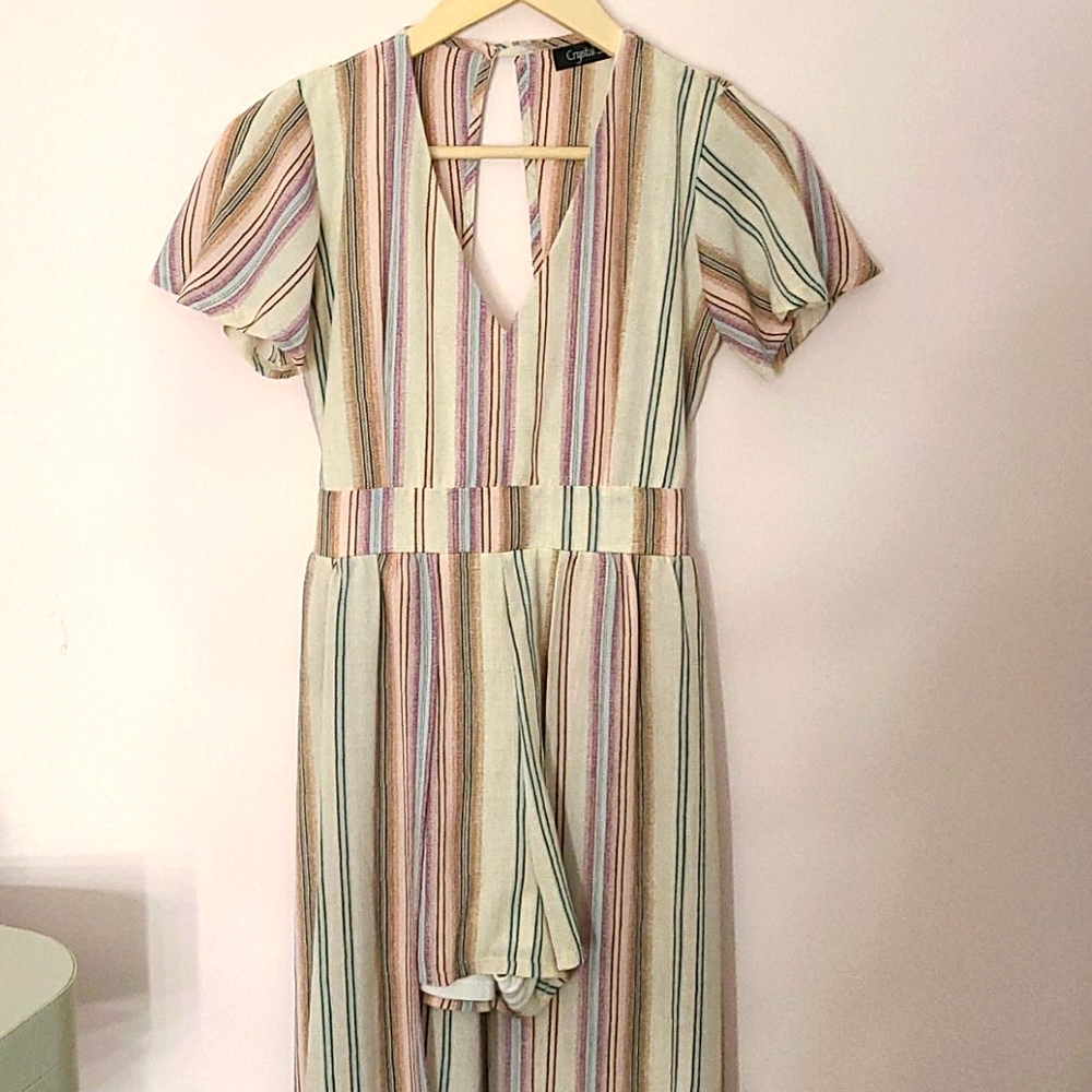 Crystal Sky Long Romper